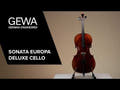 GEWA Sonata Europa Deluxe sello 4/4, säädetty, massarandubaa, laukku