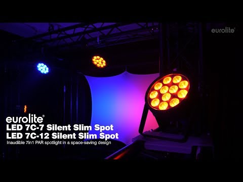 EUROLITE LED 7C-12 Silent Slim -spotti
