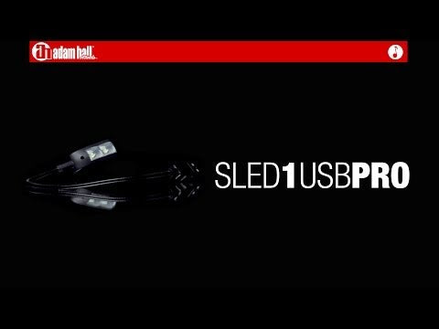 Adam Hall Stands SLED 1 USB PRO - USB-joutsenkaulalamppu, jossa 2 LEDiä