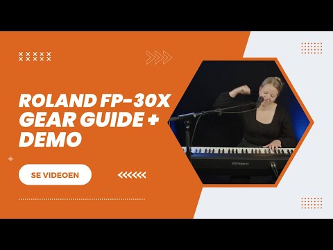 Roland FP-30X Sähköpiano (Musta)