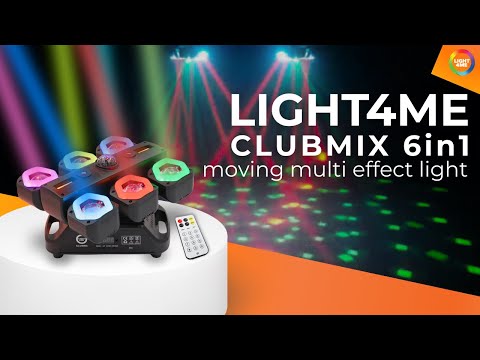 LIGHT4ME CLUBMIX liikkuva moniefektivalaistus