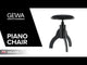 GEWA Piano Chair Deluxe - Black matt