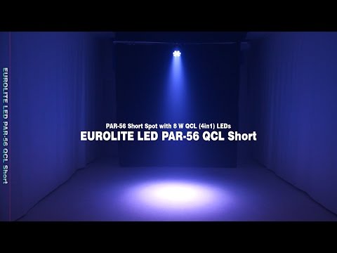 EUROLITE LED PAR-56 QCL lyhyt bk