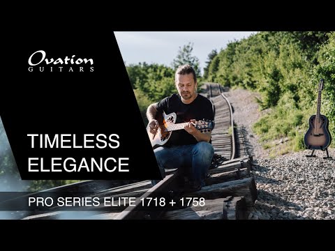 Ovation E-Akustinen Kitarat Pro Series Elite Deep Bowl Non-Cutaway - Sunburst (1718-1-G)