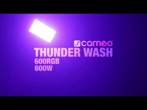 Cameo THUNDER® WASH 600 W - 3-in-1 strobe-, blinder- og wash-lys 648 x 0,2 W hvidt lys