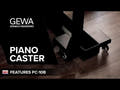 GEWA Piano Caster PC-10B - pari
