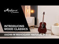 Applause Acoustic Kitarat Wood Classics AAD96-M Mahogany Natural Matte - Mahogany Natural (AAD96-M)