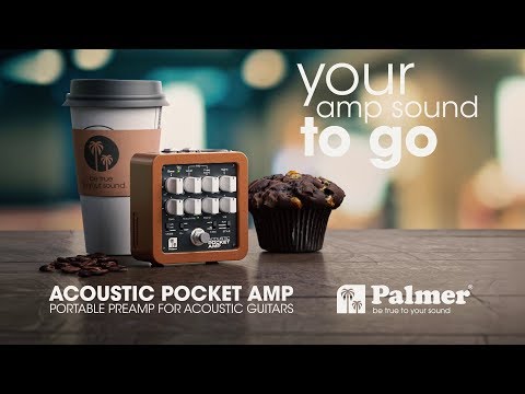 Palmer POCKET AMP ACOUSTIC – Bærbar forforstærker til akustiske strengeinstrumenter