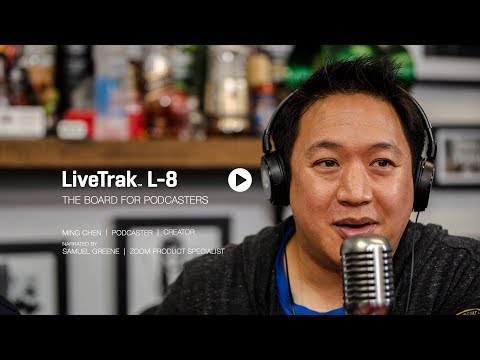 Zoom LiveTrak L-8 Podcastmikseri/Interface