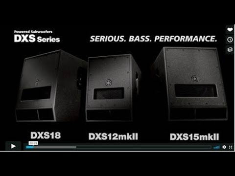 Yamaha DXS15 MKII - aktiivinen Subwoofer
