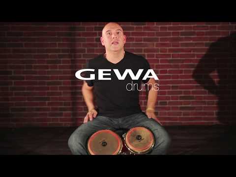 Latin Pundistussoittimet Bongo Galaxy Fiberglass Fausto Cuevas III Signature (LP794V-ARG)