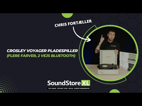 Crosley Voyager levysoitin kaksisuuntainen Bluetooth (Dune)