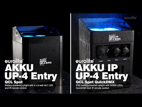EUROLITE AKKU UP-4 Entry QCL Kohdevalo