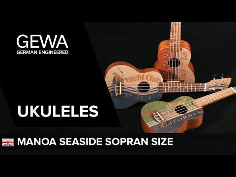 GEWA sopraanoukulele Manoa Seaside - K-SO-SC