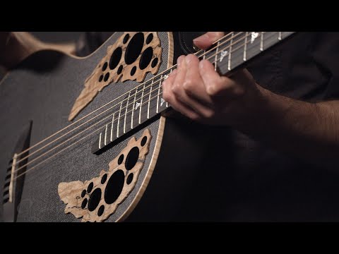 Adamas E-Acoustic Kitarat ADAMAS U581T-FM Mid-Depth Non-Cutaway - Black Satin Copper Metal Flake (U581T-FM-G)