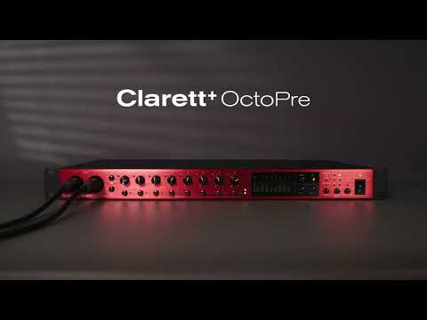 Focusrite Clarett+ Octopre Mikrotonit Preamp