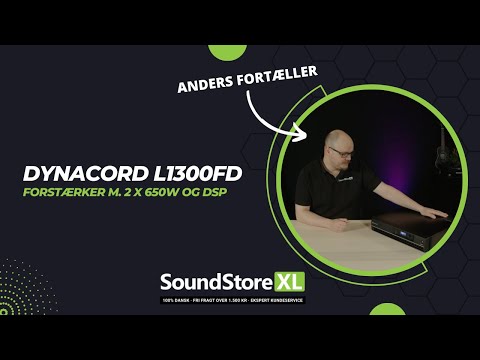 Dynacord L1300FD - Digitaalinen Vahvistin (2x650W, DSP)