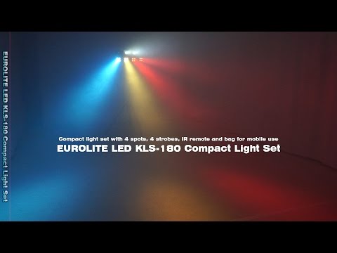 Eurolite LED KLS-180 Valopalkki (Musta)