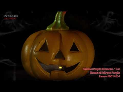 Halloween kurpitsa LED 12cm