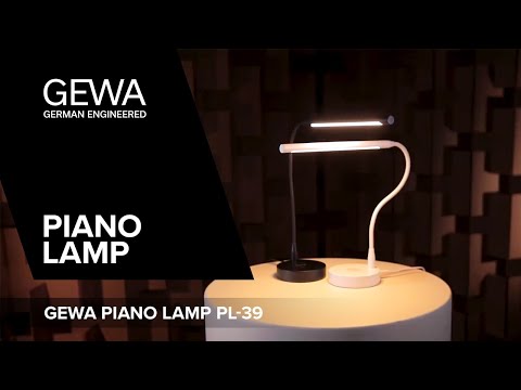 GEWA Piano-lamppu PL-39 - Black matt