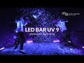 LIGHT4ME LED BAR UV 9 + HVID ammattimainen valokoriste 9x3W
