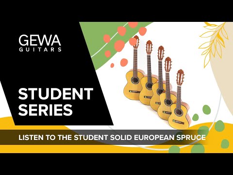 GEWA Klassinen kitara Student Solid Top - 3/4 Natural