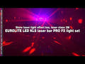 Eurolite 2x LED KLS Laser Bar PRO + Easy Show + 2x M-4-jalustaa