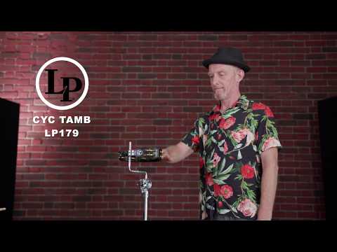 Latin Pundistussoittimet Tambourine Cyclops mountable - Dimpled Brass, black (LP179)