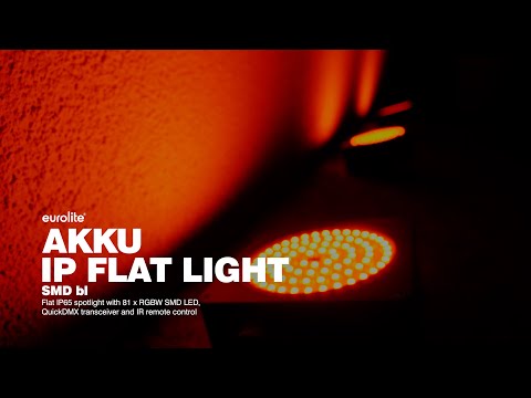 EUROLITE AKKU IP litteä valaisin SMD bk