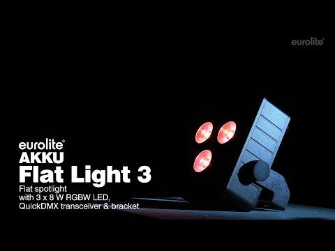 EUROLITE AKKU litteä Light 3 bk
