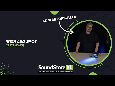 LED Spot Moniväri kaukosäätimellä (12x3W)