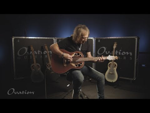 Adamas-sähkökitarat 1687GT Deep Non-Cutaway – Reverse Red Burst (1687GT-2-G)