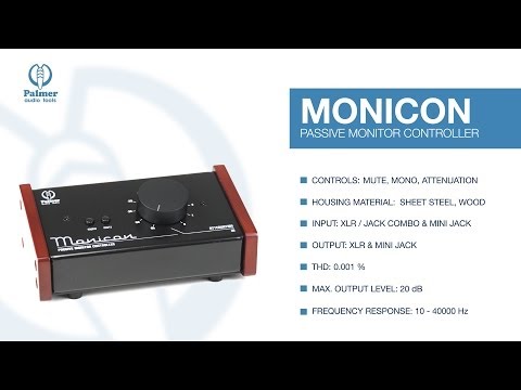 Palmer MONICON® W - Passiivinen monitor-controller valkoinen limited edition