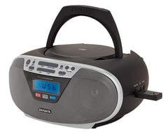 AIWA CDT-200 Boombox – CD, Bluetooth, USB & FM-radio, sort