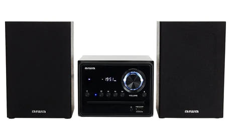 AIWA MCBT-350 Micro Hi-Fi -järjestelmä 20 W Bluetoothilla, CD:llä, FM:llä ja USB:llä