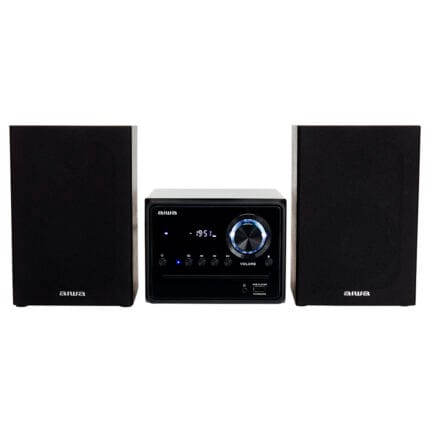 AIWA MCBT-350 Micro Hi-Fi -järjestelmä 20 W Bluetoothilla, CD:llä, FM:llä ja USB:llä