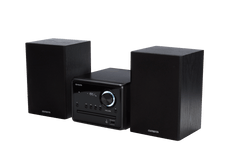 AIWA MCBT-350 Micro Hi-Fi -järjestelmä 20 W Bluetoothilla, CD:llä, FM:llä ja USB:llä