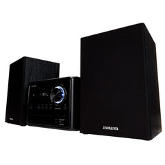 AIWA MCBT-350 Micro Hi-Fi -järjestelmä 20 W Bluetoothilla, CD:llä, FM:llä ja USB:llä