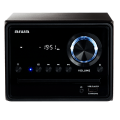 AIWA MCBT-350 Micro Hi-Fi -järjestelmä 20 W Bluetoothilla, CD:llä, FM:llä ja USB:llä