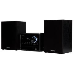 AIWA MCBT-350 Micro Hi-Fi -järjestelmä 20 W Bluetoothilla, CD:llä, FM:llä ja USB:llä