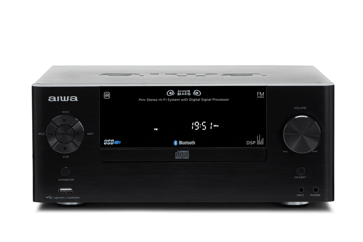 AIWA MCBT-550 Mini Hi-Fi – 50W, Bluetooth, CD & FM