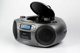 AIWA RC-250 Boombox – CD, Kassette, Bluetooth & FM, grå