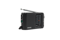 AIWA RS-10-taskuradio AM/FM- ja FM DX -vastaanotolla sekä kuulokkeilla