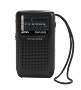 AIWA RS-20-taskuradio AM/FM- ja FM DX -vastaanotolla sekä kuulokkeilla