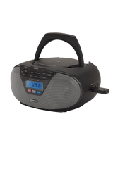 AIWA CDT-200 Boombox – CD, Bluetooth, USB & FM-radio, sort