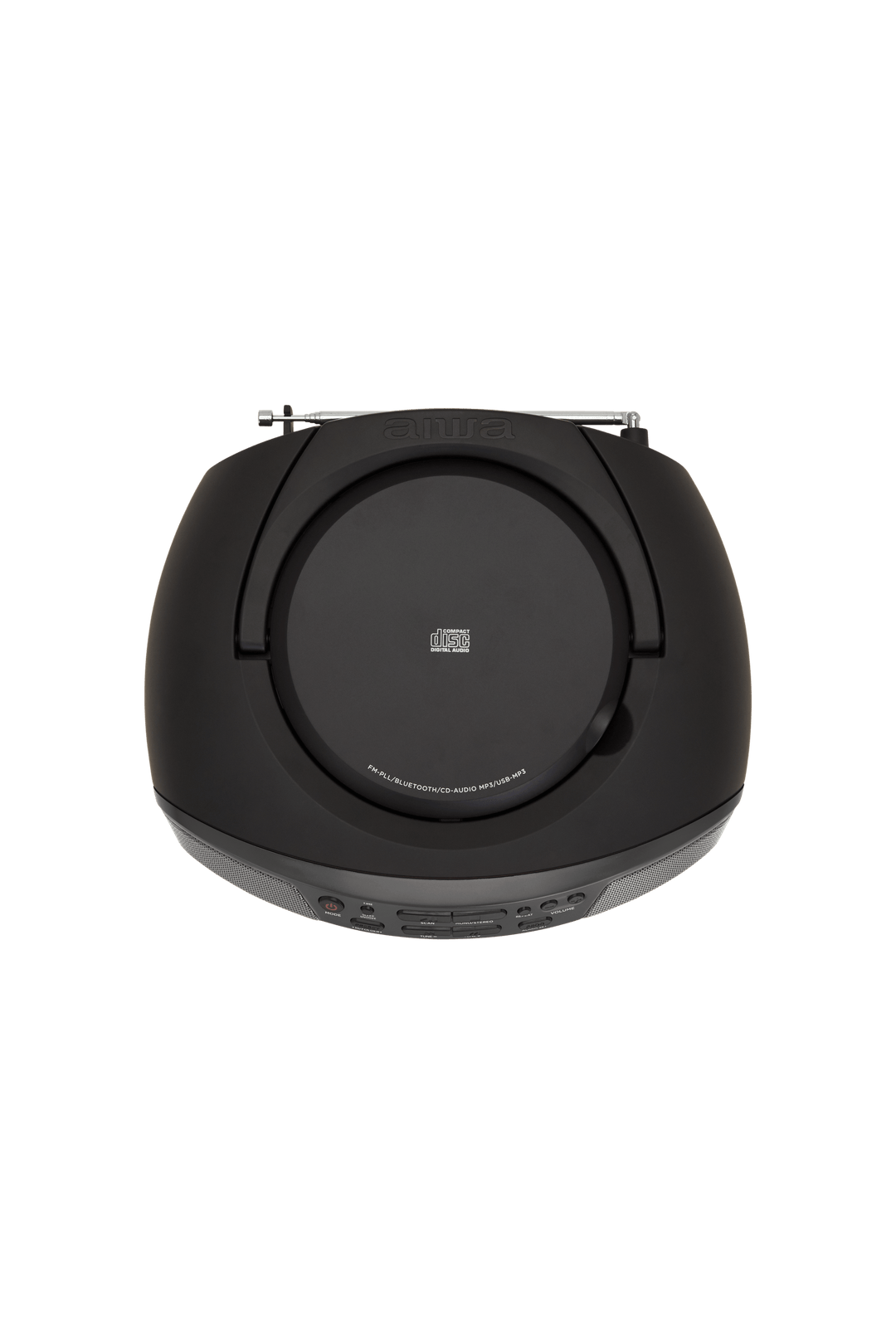 AIWA CDT-200 Boombox – CD, Bluetooth, USB & FM-radio, sort