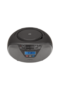 AIWA CDT-200 Boombox – CD, Bluetooth, USB & FM-radio, sort