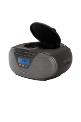 AIWA CDT-200 Boombox – CD, Bluetooth, USB & FM-radio, sort