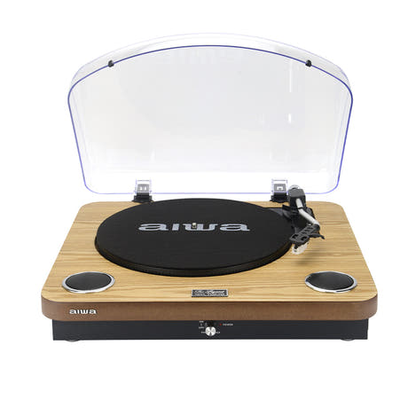 AIWA LPS-25 Levysoitin – Bluetooth, USB & FM, puu