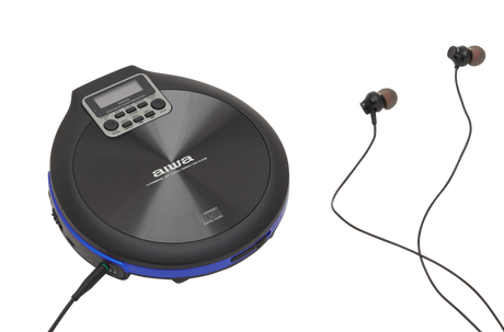 AIWA PCP-850 kannettava CD-soitin – MP3 ja Anti-Shock, sininen